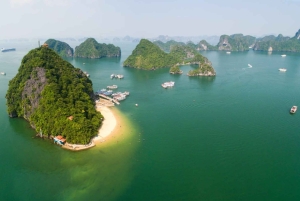 From Hanoi: Halong Bay 1 Day Trip Visit Cave, Island, Kayak
