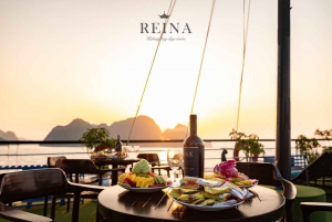 Da Hanoi: Tour di 6 ore della Baia di Halong con pranzo e festa al tramonto