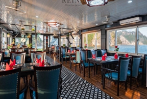 Da Hanoi: Tour di 6 ore della Baia di Halong con pranzo e festa al tramonto