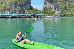 Da Hanoi: crociera di un giorno nella baia di Halong con kayak, grotte e nuoto
