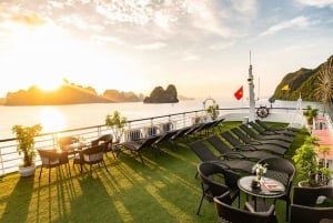 Ninh Binh: crociera di un giorno nella baia di Halong con pranzo e ritorno ad Hanoi