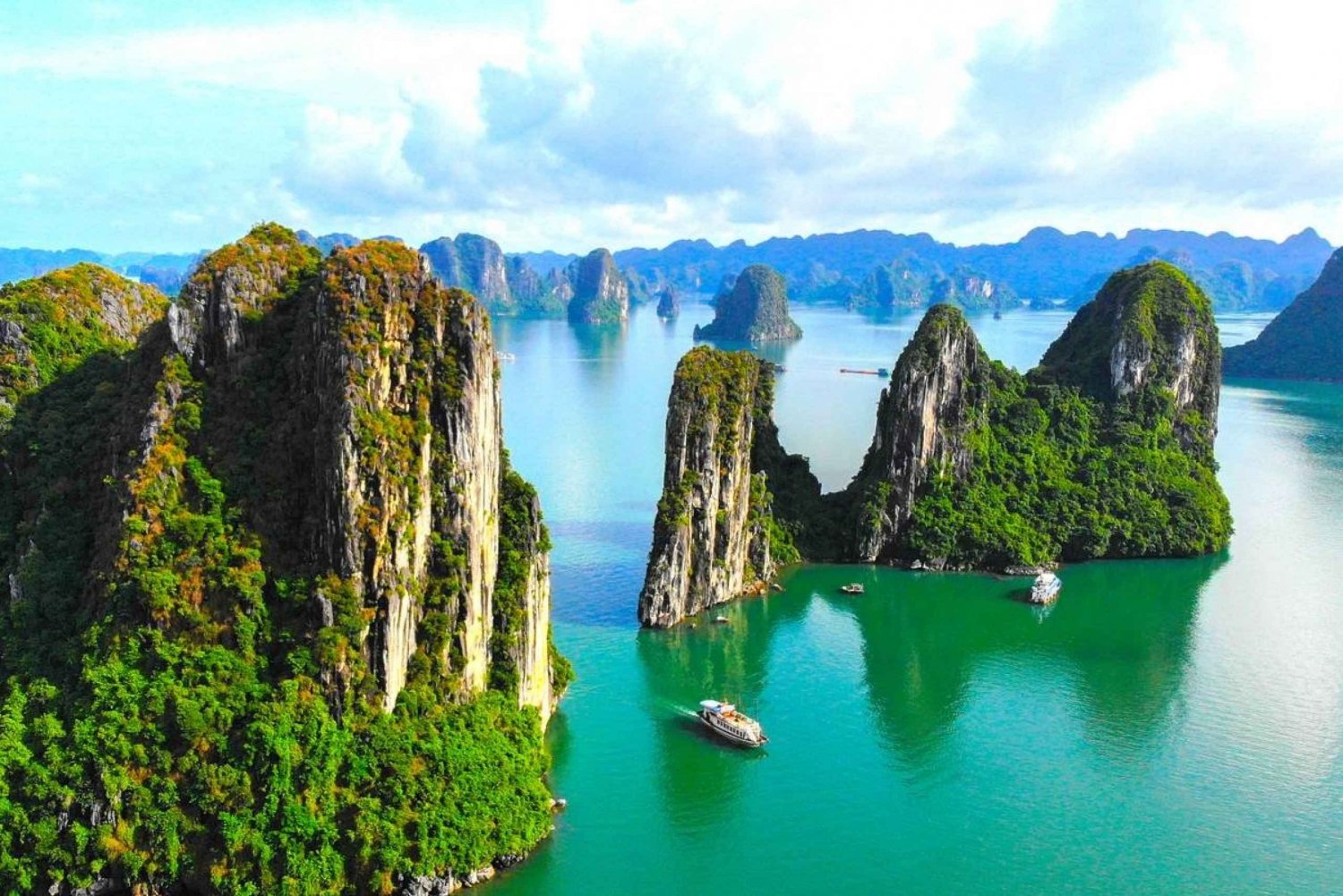 Fra Hanoi: Halong Bay dagstur med frokost og transport