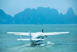 Vanuit Hanoi: Halong Bay Seaplane & 6-uur durende tour door Ha Long Bay