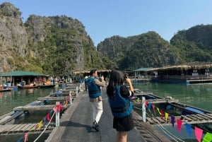 Hanoista: Halonginlahden vesitaso ja 6 tunnin Ha Longinlahden kiertue