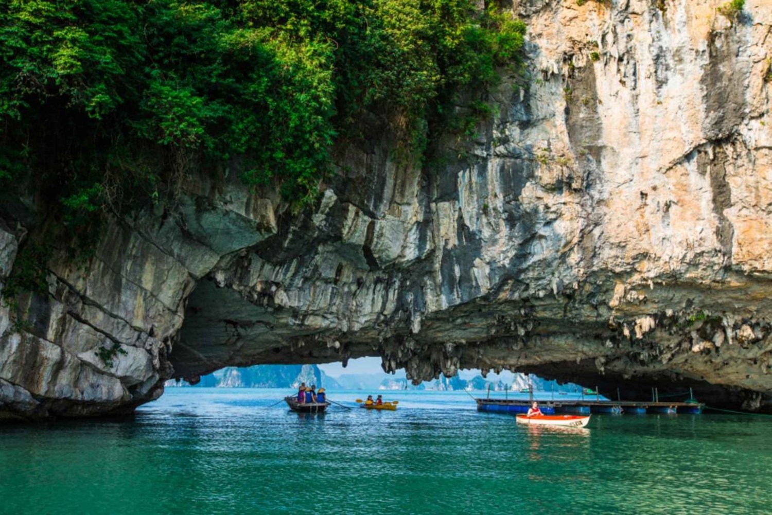 Da Hanoi: tour di un giorno in idrovolante + crociera di lusso a Halong
