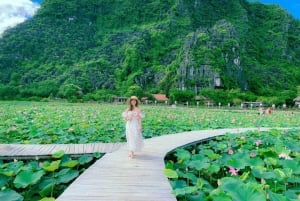 Z Hanoi: Halong Seaplane+ Luksusowy rejs wycieczkowy