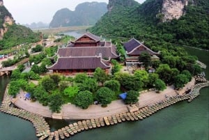 Z Hanoi: Wycieczka do Hoa Lu/Bai Dinh-Tam Coc/Trang An-Jaskinia Mua