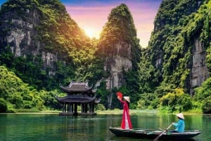 Depuis Hanoï : Ninh Binh Bai Dinh, Trang An et les grottes de Mua