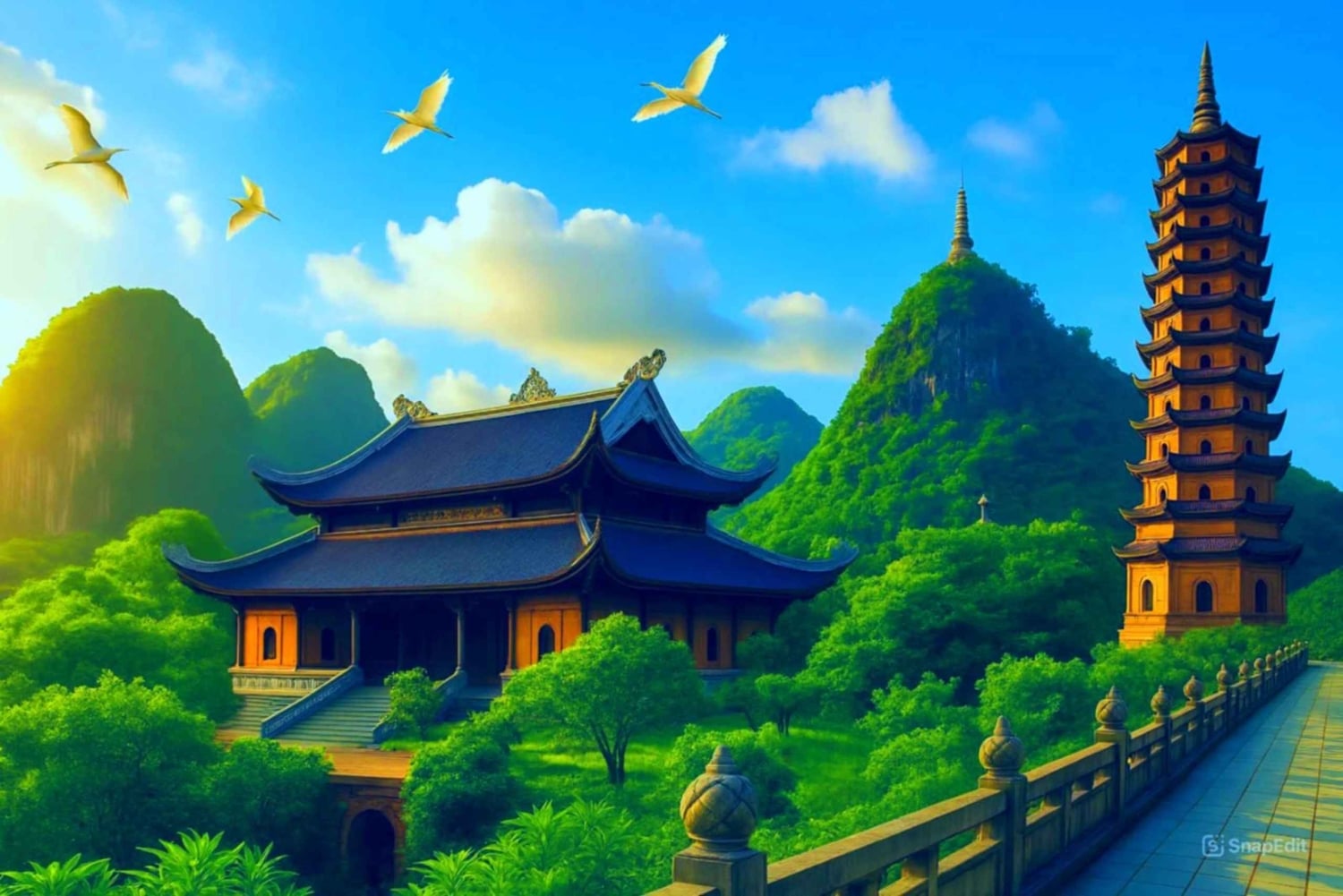 Da Hanoi: Tour di Ninh Binh & Bai Dinh & Trang An & Grotte di Mua