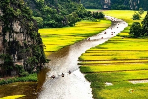 Da Hanoi: Tour di Ninh Binh & Bai Dinh & Trang An & Grotte di Mua