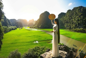 Da Hanoi: Tour di Ninh Binh & Bai Dinh & Trang An & Grotte di Mua