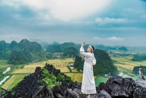 Da Hanoi: Tour di Ninh Binh & Bai Dinh & Trang An & Grotte di Mua