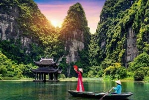 Desde Hanoi: Tour de 1 día a Ninh Binh - Hoa Lu, Tam Coc/Trang An
