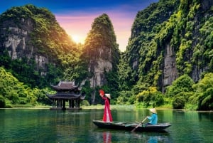 Hanoi / Ninh Binh: Trang An eco-tourism - Hoa Lu & Mua Cave
