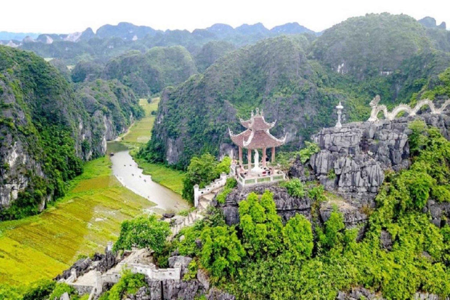 From Hanoi/NinhBinh: HoaLu-Bai Din- TrangAn- MuaCave-BichDon