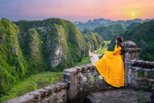 Fra Hanoi/Ninh Binh: privat heldagstur til Ninh Binh