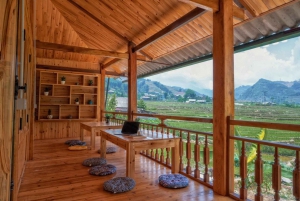 Desde Hanoi: Sapa 2D1N Alojamiento en familia en autobús por la mañana