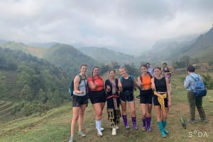 Desde Hanoi: Sapa: excursión de 3 días con cultura y acogedor bungalow