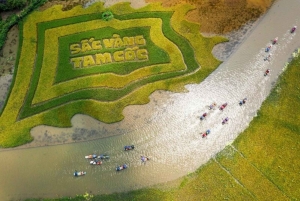 Из Ханоя: Экскурсия на лодке 'Там Кок' и экскурсия в пещеры Хоа Лу и Муа.