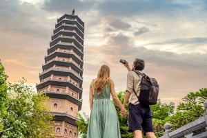 Fra Hanoi: Trang An økoturisme - Bai Dinh pagode og Mua-grotten