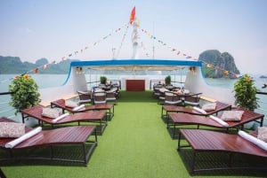 Da Ninh Binh: Crociera di lusso di 1 giorno nella Baia di Ha Long con buffet