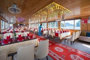 Da Ninh Binh: Crociera di lusso di 1 giorno nella Baia di Ha Long con buffet
