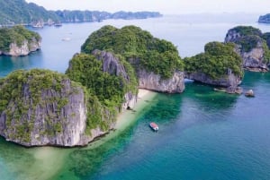 Desde Ninh Binh: crucero de 3 días por la bahía de Bai Tu Long con comidas incluidas.