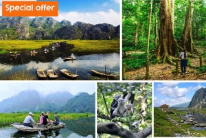 Depuis Ninh Binh : Cuc Phuong - Réserve de Van Long - Petits groupes