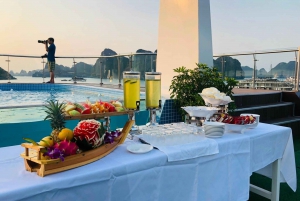 Z Ninh Binh: Ha Long – Lan Ha Bay 3D2N podczas pięciogwiazdkowego rejsu