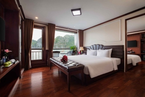 Z Ninh Binh: Ha Long – Lan Ha Bay 3D2N podczas pięciogwiazdkowego rejsu