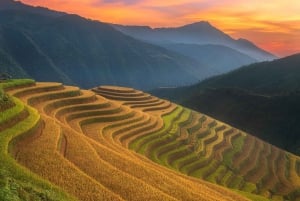 サパ発：ラオ チャイとタ ヴァンへの 1 日ガイド付きトレッキング (昼食付き)