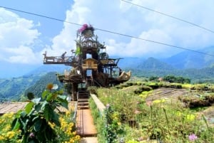 サパ発: SAPA 3D2N (TA VAN ファミリー ホームステイ & ホテル)