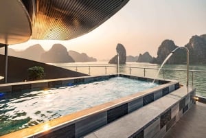 Día completo: Fabuloso tour por la bahía de Halong con crucero Taliya 5*
