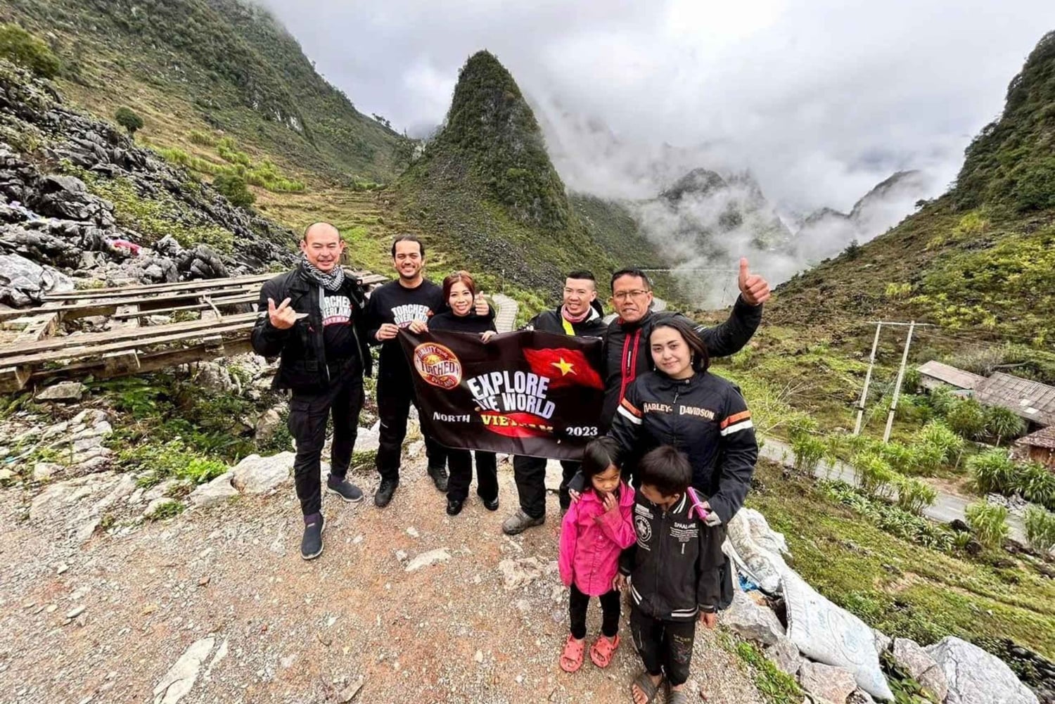 Ha Giang Loop moottoripyöräretki 2 päivää 1 yö