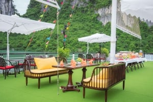 Ninh Binh: Crucero de Lujo de un Día a la Impresionante Bahía de Ha Long + Almuerzo