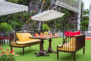 Ninh Binh: Crucero de Lujo de un Día a la Impresionante Bahía de Ha Long + Almuerzo