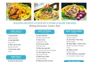 Ninh Binh: Crucero de Lujo de un Día a la Impresionante Bahía de Ha Long + Almuerzo