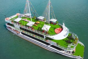 Ninh Binh: Crucero de Lujo de un Día a la Impresionante Bahía de Ha Long + Almuerzo