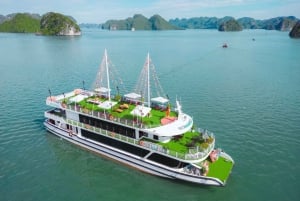 Ninh Binh: Crucero de Lujo de un Día a la Impresionante Bahía de Ha Long + Almuerzo
