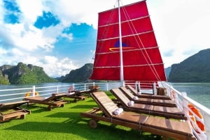 Ha Long Bay - Bai Tu Long Bay Luxury Boat Tour & Transfer