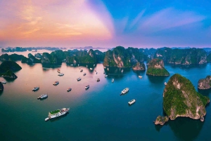 Ha Long Bay: Day Trip by 5 star Cruise, Kayaking & Swimming