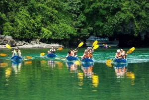 Ha Long Bay: Day Trip by 5 star Cruise, Kayaking & Swimming