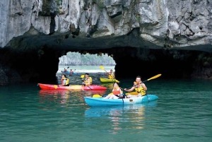 Ha Long Bay: Day Trip by 5 star Cruise, Kayaking & Swimming
