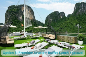 Ha Longinlahden päiväkierros deluxe-risteilyllä