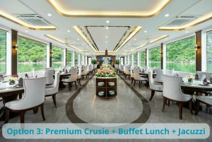 Ha Longinlahden päiväkierros deluxe-risteilyllä