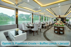 Ha Longinlahden päiväkierros deluxe-risteilyllä