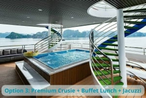 Ha Longinlahden päiväkierros deluxe-risteilyllä