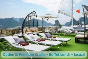 Ha Longinlahden päiväkierros deluxe-risteilyllä