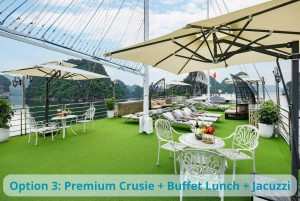 Ha Longinlahden päiväkierros deluxe-risteilyllä