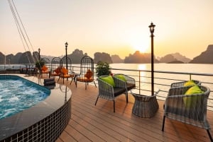Dagtrip naar Ha Long Bay met luxe cruise